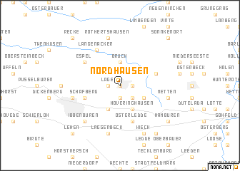 map of Nordhausen