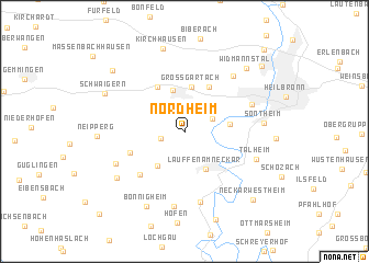 map of Nordheim