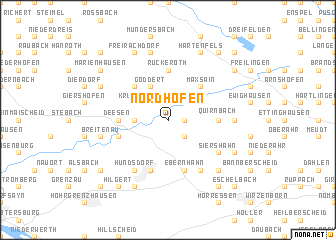 map of Nordhofen
