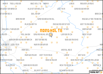 map of Nordholte