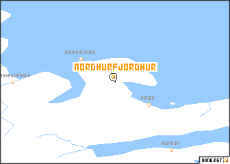map of Norðurfjörður