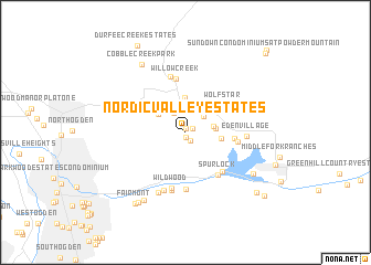 map of Nordic Valley Estates