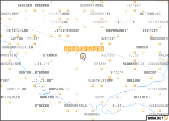 map of Nordkampen