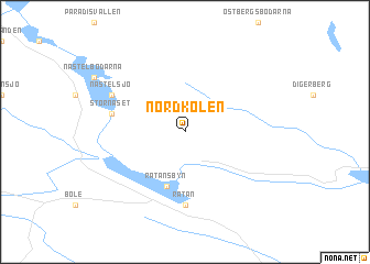 map of Nordkölen