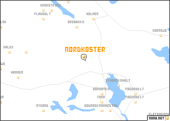 map of Nord-Koster