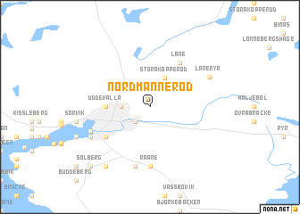 map of Nordmanneröd