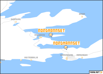 map of Nordmannset