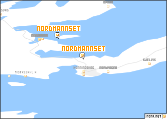 map of Nordmannset