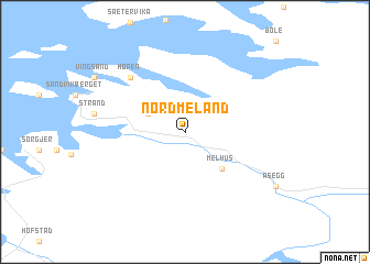 map of Nordmeland
