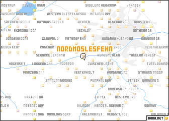 map of Nord Moslesfehn