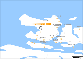 map of Nord Oppedal