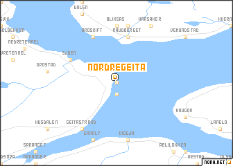 map of Nordre Geita
