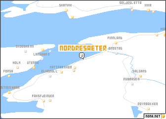 map of Nordre Sæter