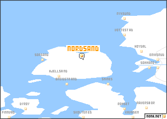 map of Nordsand