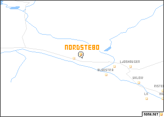 map of Nørdstebø