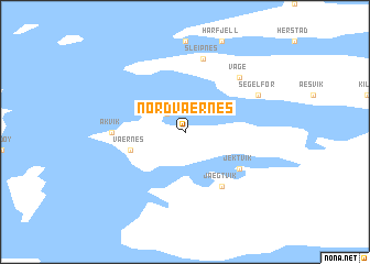 map of Nordværnes