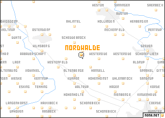 Nordwalde (Germany) map - nona.net