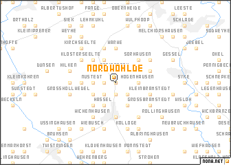 map of Nordwohlde