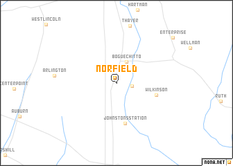 map of Norfield