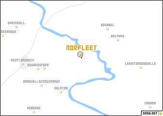 map of Norfleet