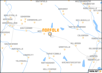 map of Norfolk