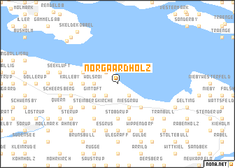 map of Norgaardholz