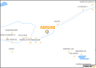 map of Norgino