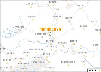 map of Nor Hachyn