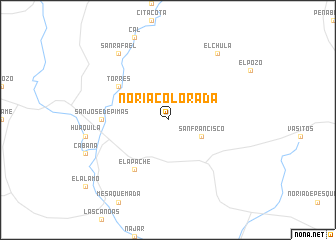 map of Noria Colorada