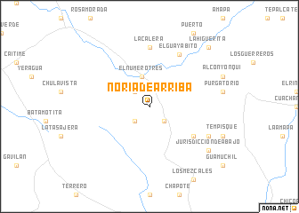 map of Noria de Arriba
