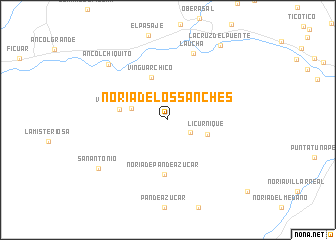 map of Noria de Los Sánches