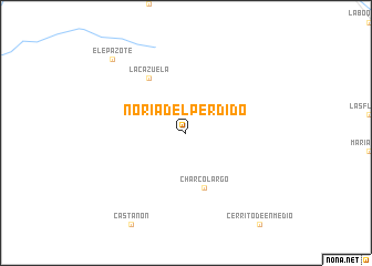 map of Noria del Perdido