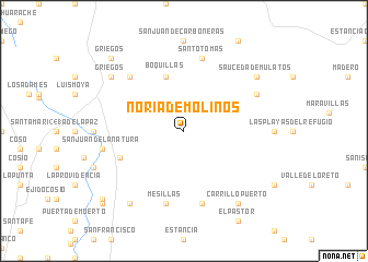 map of Noria de Molinos