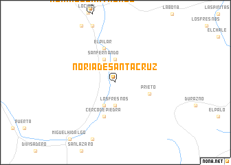 map of Noria de Santa Cruz