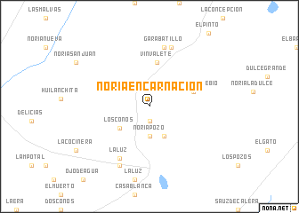 map of Noria Encarnación