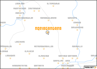 map of Noria Gándara