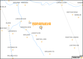 map of Noria Nueva