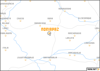 map of Noria Paz