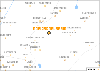 map of Noria San Eusebio