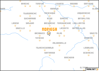 map of Noriega