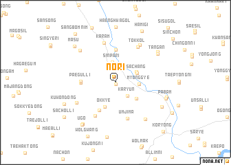 map of No-ri