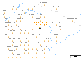 map of Norjajo