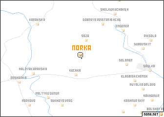 map of Norka