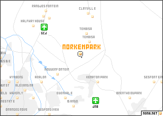 map of Norkem Park