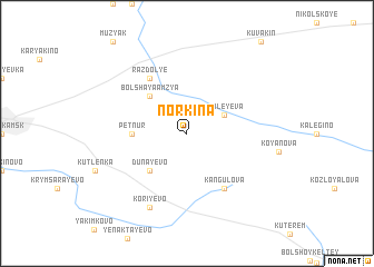 map of Norkina