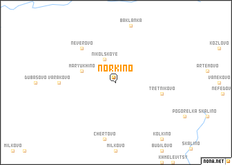 map of Norkino