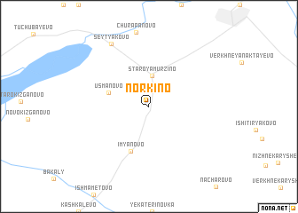 map of Norkino