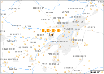 map of Nor Kokhp