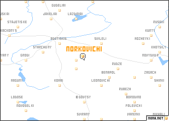 map of Norkovichi