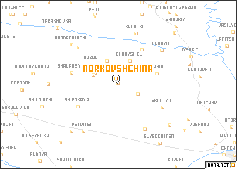 map of Norkovshchina